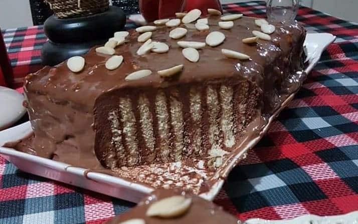 كيكة البسكويت الباردة سهلة وشديدة اللذة 😋😋