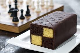BATTENBERG CAKE كعكة باتنبرغ الملكية على اصولها البريطانية كيفية تشكيل كيكة الشطرنج